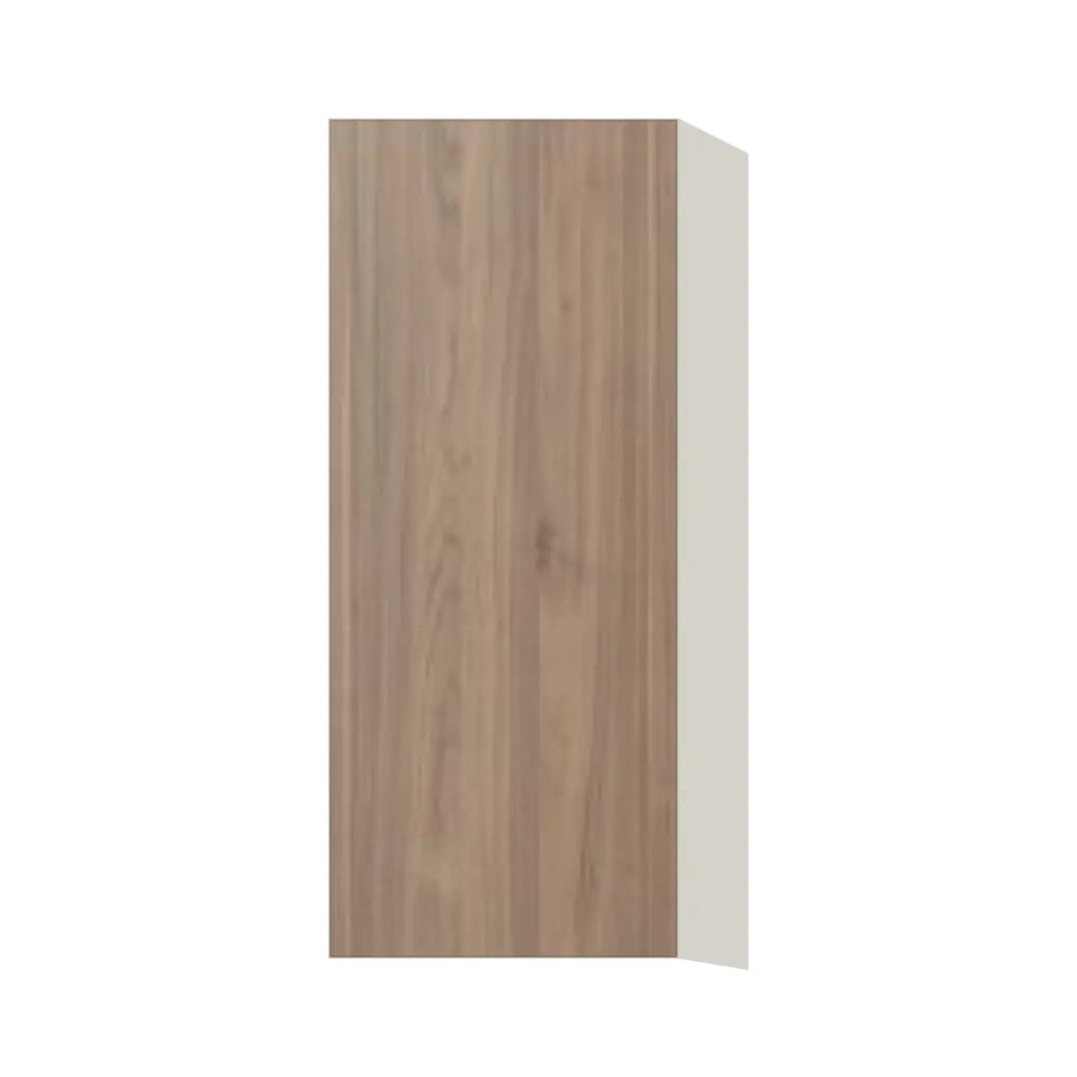 Contemporary 36" tall wall single door cabinet, Moonnut door, L-Box (Luxury)