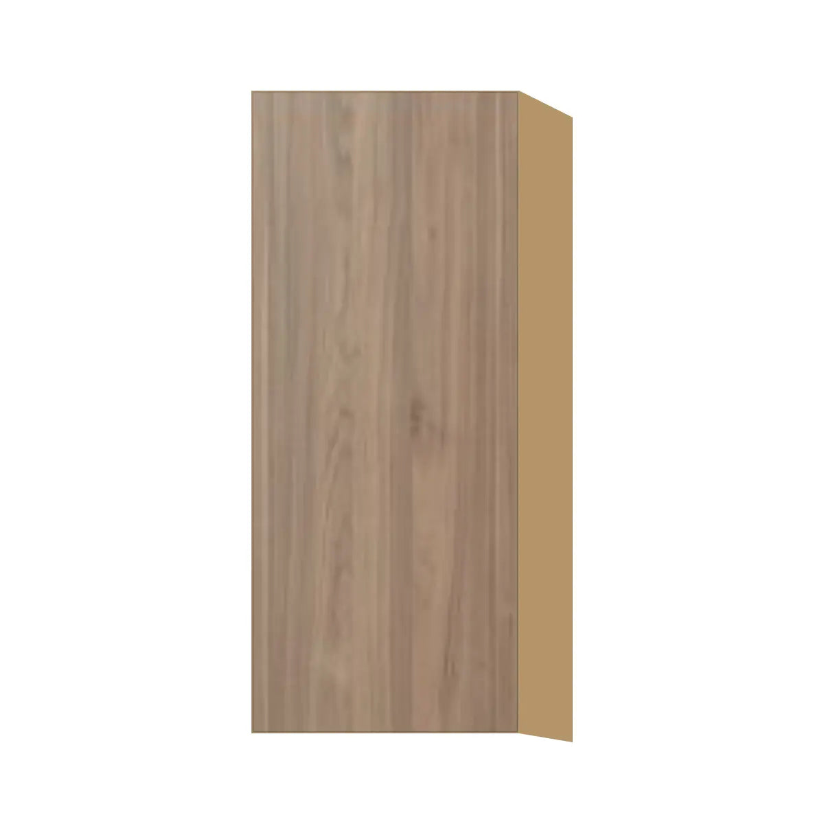 Contemporary 36" tall wall single door cabinet, Moonnut door, P-Box (Prestige)