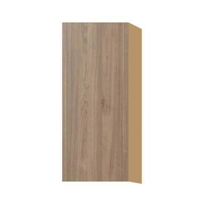 Contemporary 36" tall wall single door cabinet, Moonnut door, P-Box (Prestige)