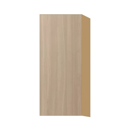 Contemporary 36" tall wall single door cabinet, Vanilla Oak door, P-Box (Prestige)