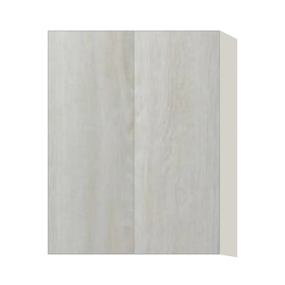 Contemporary 39" tall wall double door cabinet, Artisan White Oak door, L-Box (Luxury)