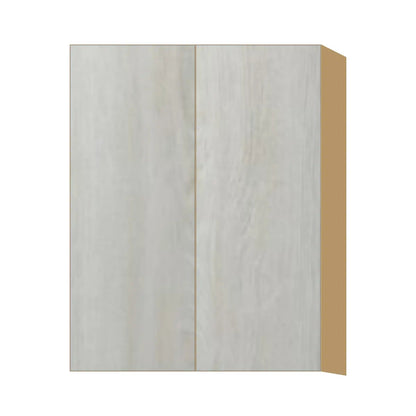 Contemporary 39" tall wall double door cabinet, Artisan White Oak door, P-Box (Prestige)
