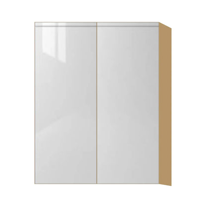 Contemporary 39" tall wall double door cabinet, Glossy White door, P-Box (Prestige)
