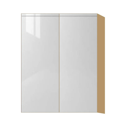 Contemporary 39" tall wall double door cabinet, Glossy White door, P-Box (Prestige)