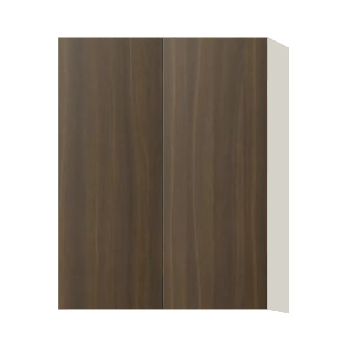 Contemporary 39" tall wall double door cabinet, Golden Shadow door, L-Box (Luxury)