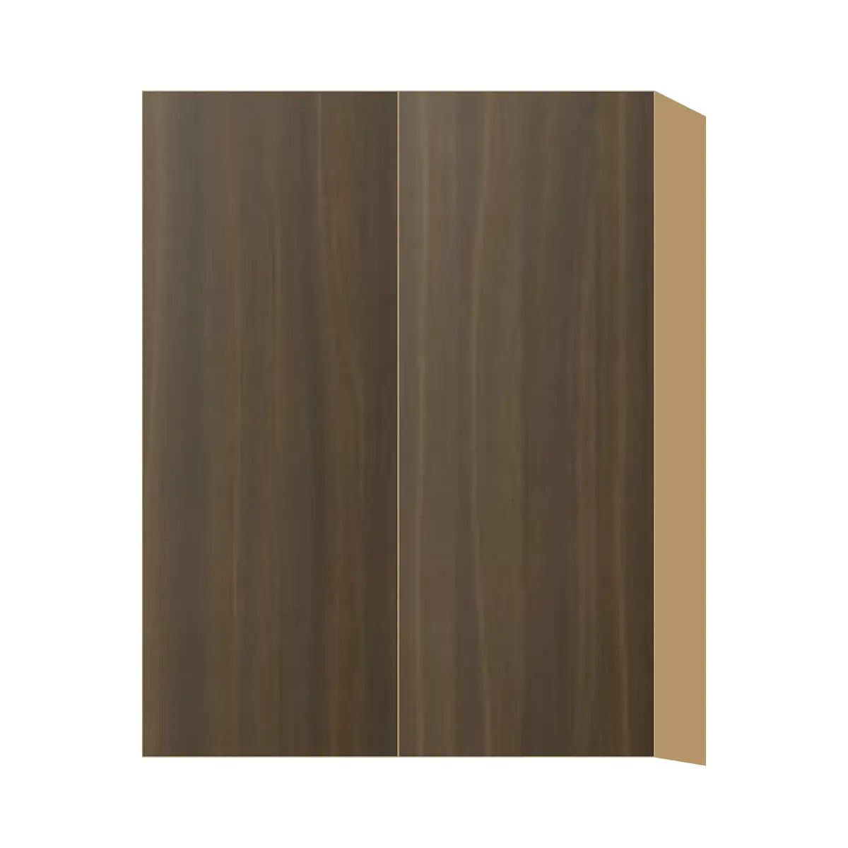 Contemporary 39" tall wall double door cabinet, Golden Shadow door, P-Box (Prestige)