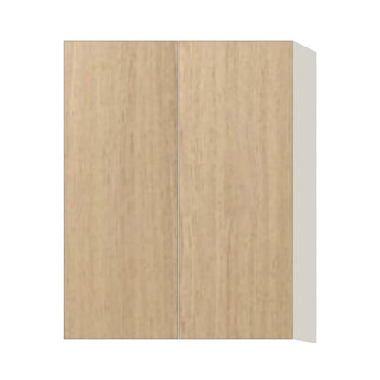 Contemporary 39" tall wall double door cabinet, Modern Oak door, L-Box (Luxury)