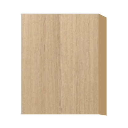 Contemporary 39" tall wall double door cabinet, Modern Oak door, P-Box (Prestige)