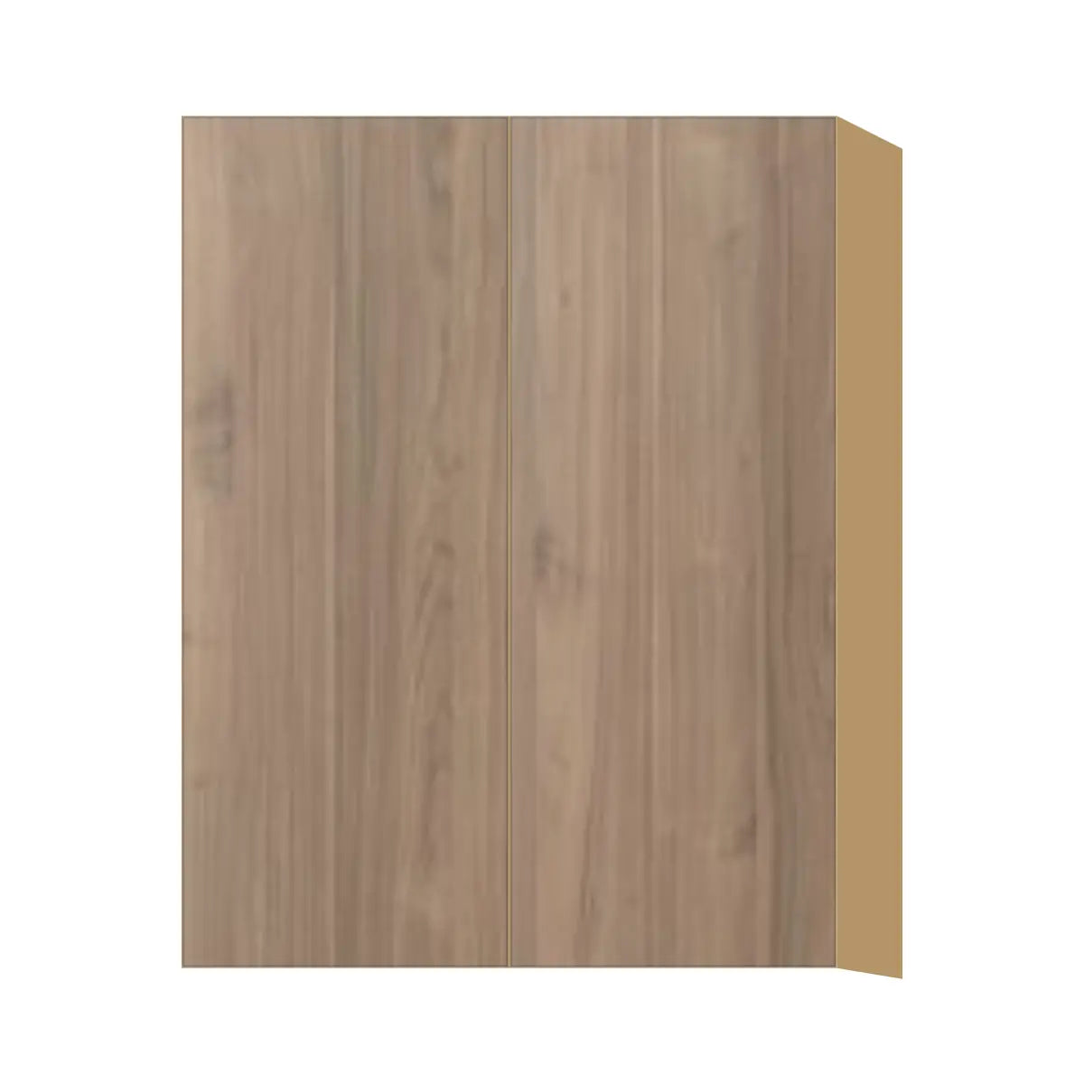 Contemporary 39" tall wall double door cabinet, Moonnut door, P-Box (Prestige)