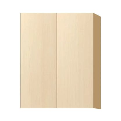 Contemporary 39" tall wall double door cabinet, Riva Oak door, P-Box (Prestige)