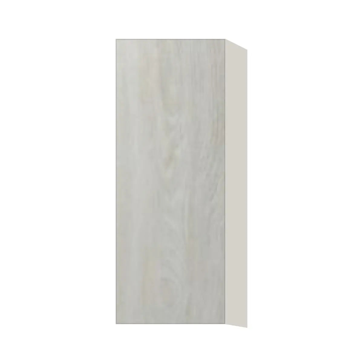 Contemporary 39" tall wall single door cabinet, Artisan White Oak door, L-Box (Luxury)