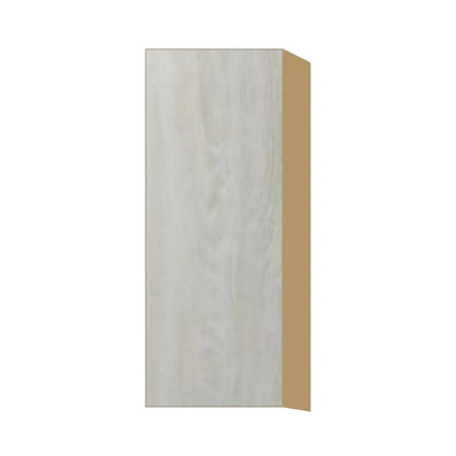 Contemporary 39" tall wall single door cabinet, Artisan White Oak door, P-Box (Prestige)
