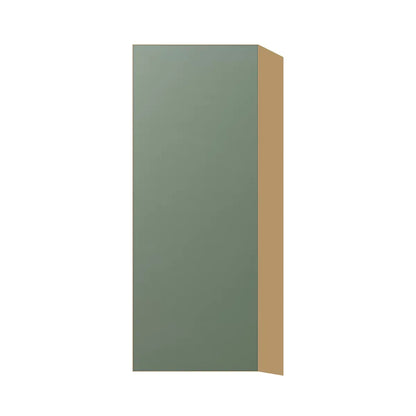 Contemporary 39" tall wall single door cabinet, Bean Paste Green door, P-Box (Prestige)