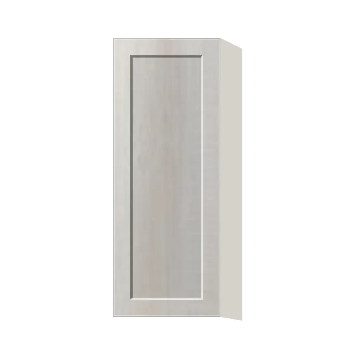 Contemporary 39" tall wall single door cabinet, Genesis Sliced Oak door, L-Box (Luxury)