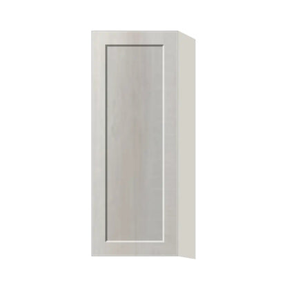 Contemporary 39" tall wall single door cabinet, Genesis Sliced Oak door, L-Box (Luxury)