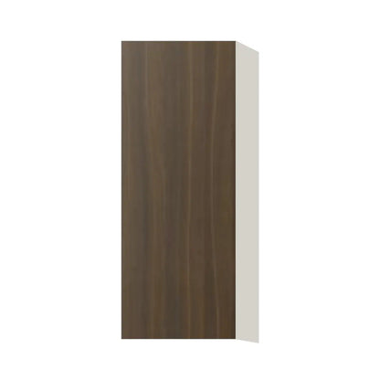 Contemporary 39" tall wall single door cabinet, Golden Shadow door, L-Box (Luxury)