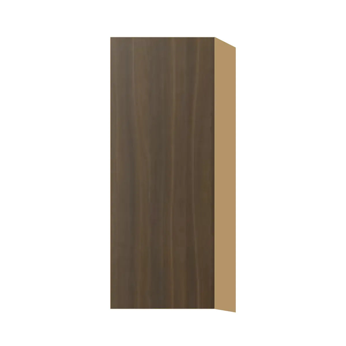 Contemporary 39" tall wall single door cabinet, Golden Shadow door, P-Box (Prestige)
