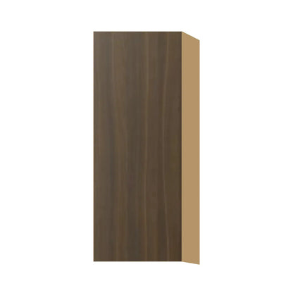 Contemporary 39" tall wall single door cabinet, Golden Shadow door, P-Box (Prestige)