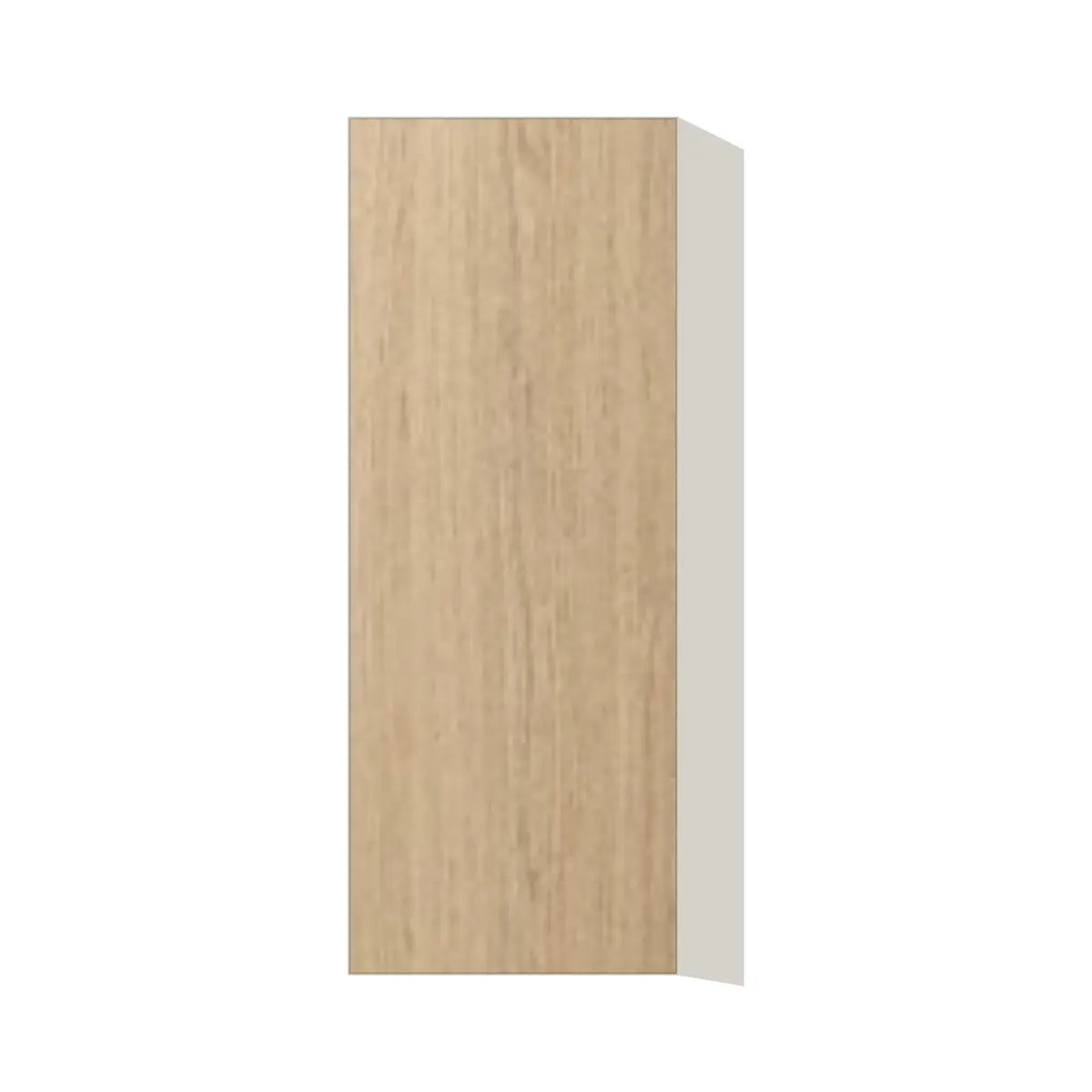 Contemporary 39" tall wall single door cabinet, Modern Oak door, L-Box (Luxury)