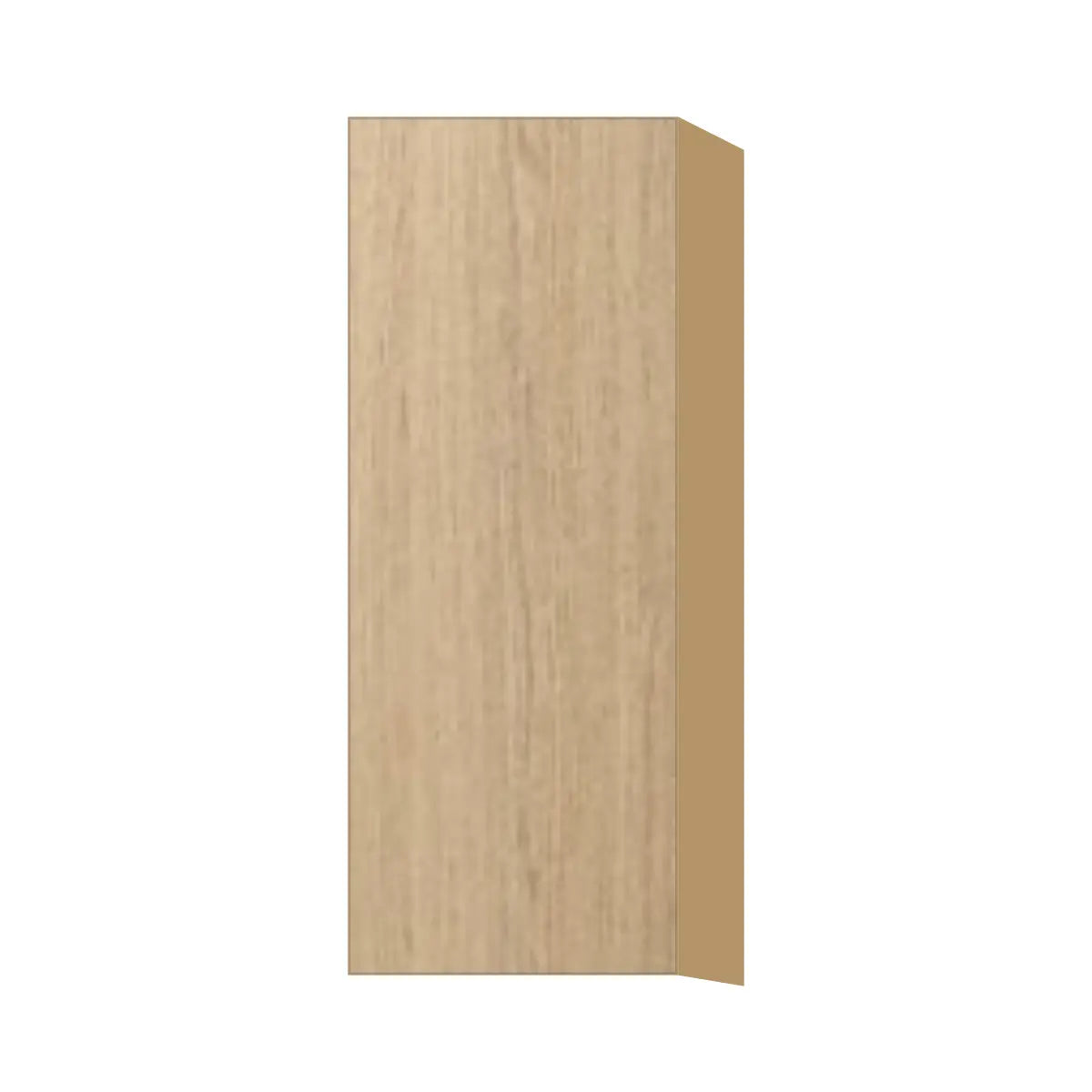 Contemporary 39" tall wall single door cabinet, Modern Oak door, P-Box (Prestige)
