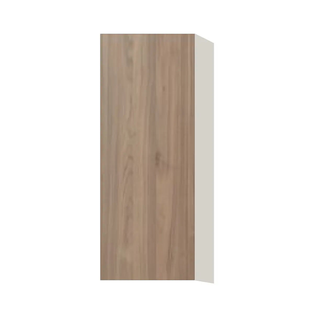 Contemporary 39" tall wall single door cabinet, Moonnut door, L-Box (Luxury)