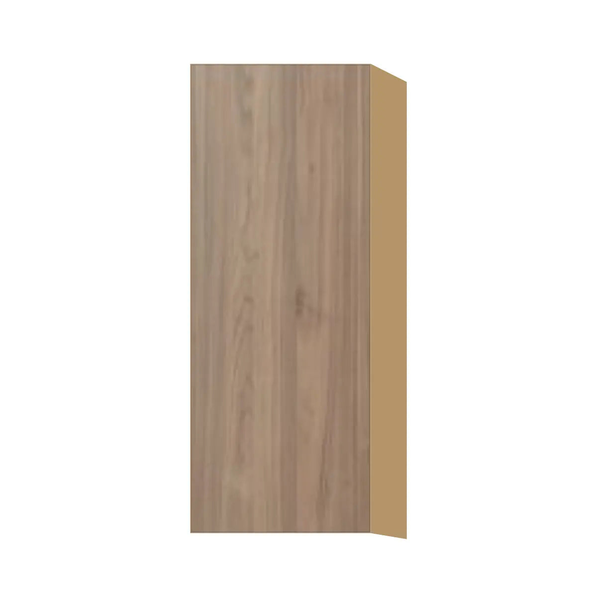 Contemporary 39" tall wall single door cabinet, Moonnut door, P-Box (Prestige)