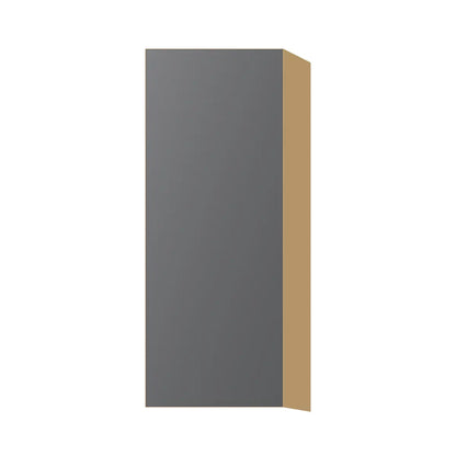 Contemporary 39" tall wall single door cabinet, Prime Matte Grey door, P-Box (Prestige)