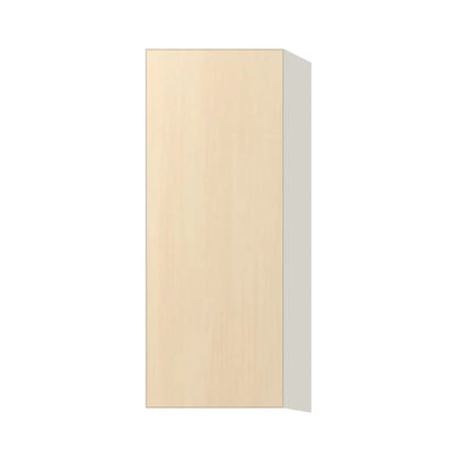 Contemporary 39" tall wall single door cabinet, Riva Oak door, L-Box (Luxury)