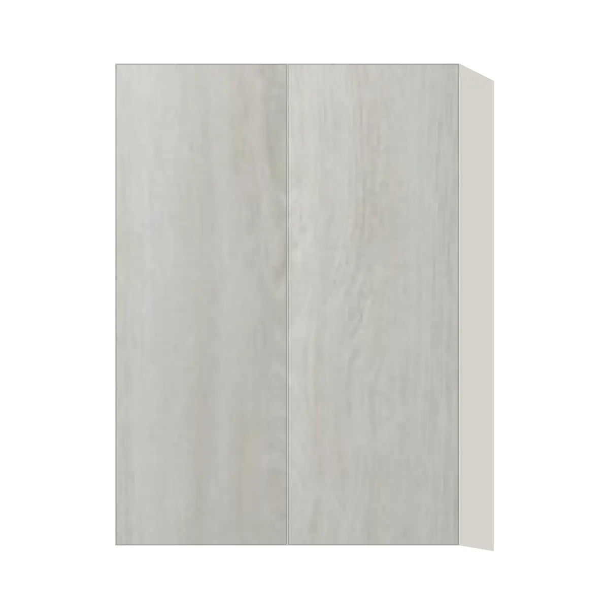 Contemporary 42" tall wall double door cabinet, Artisan White Oak door, L-Box (Luxury)