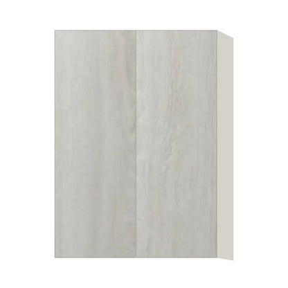 Contemporary 42" tall wall double door cabinet, Artisan White Oak door, L-Box (Luxury)