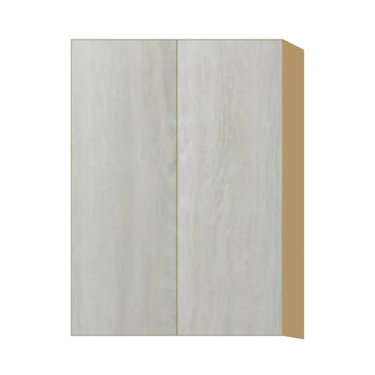 Contemporary 42" tall wall double door cabinet, Artisan White Oak door, P-Box (Prestige)