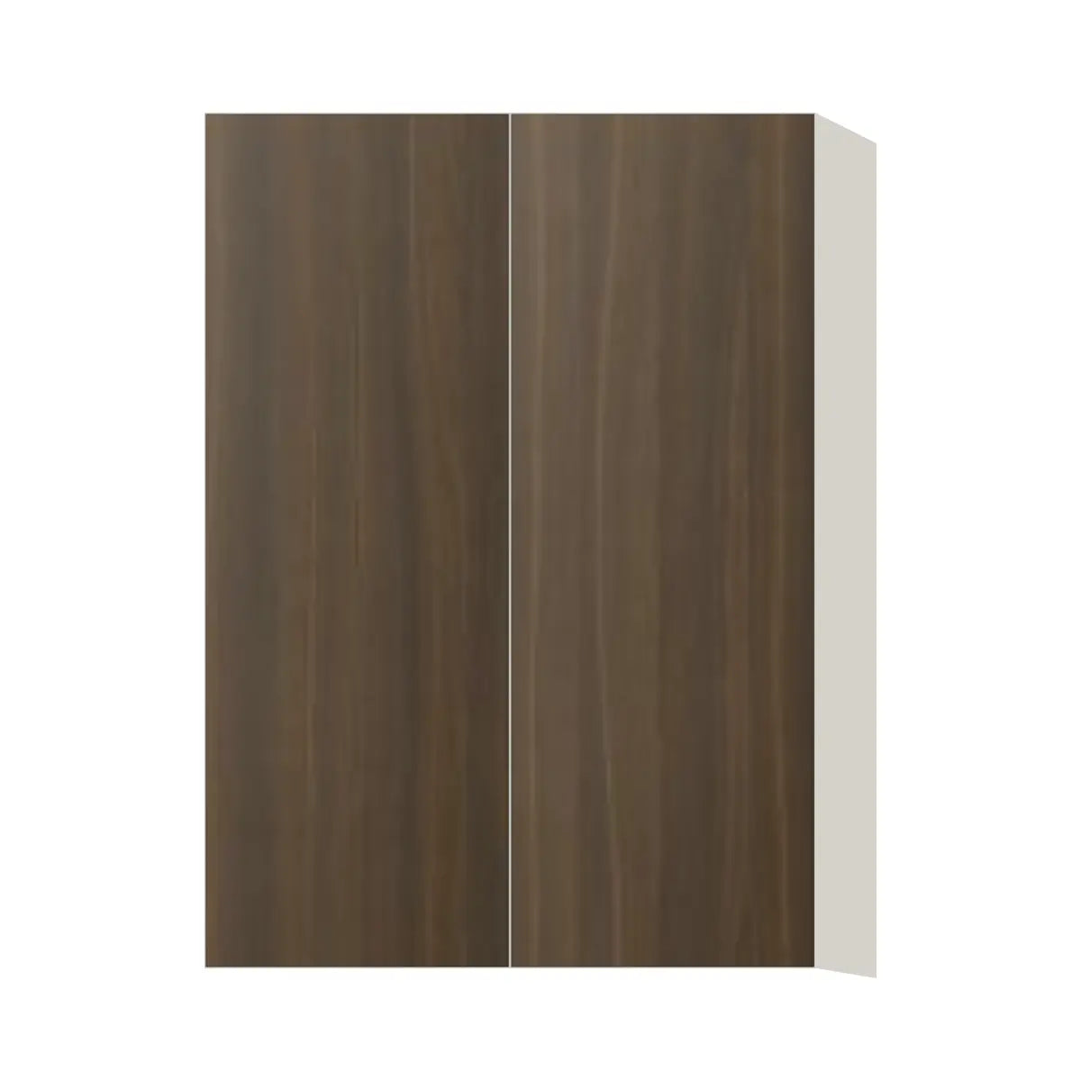 Contemporary 42" tall wall double door cabinet, Golden Shadow door, L-Box (Luxury)