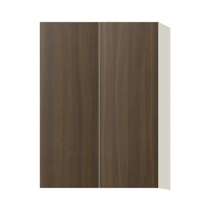 Contemporary 42" tall wall double door cabinet, Golden Shadow door, L-Box (Luxury)