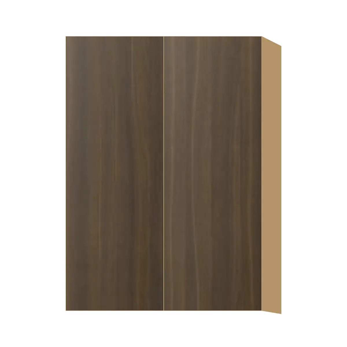 Contemporary 42" tall wall double door cabinet, Golden Shadow door, P-Box (Prestige)