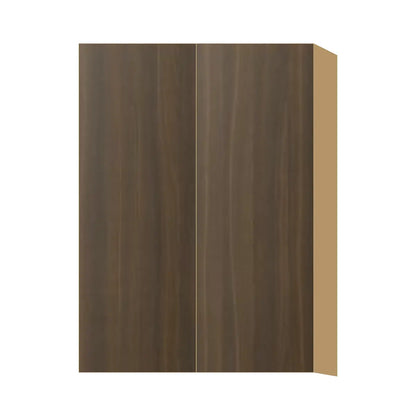 Contemporary 42" tall wall double door cabinet, Golden Shadow door, P-Box (Prestige)