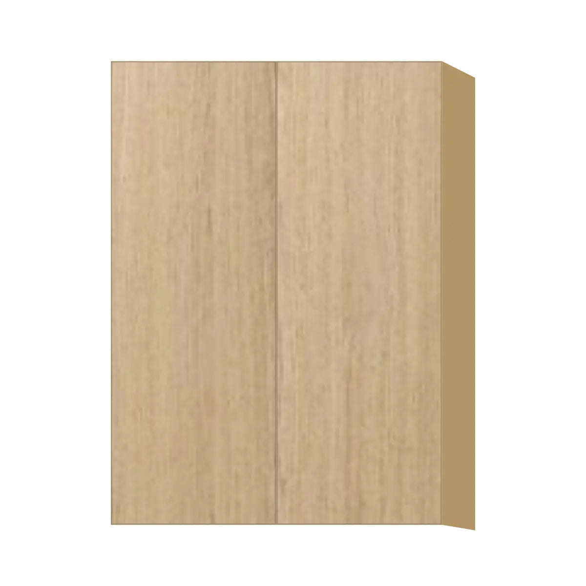 Contemporary 42" tall wall double door cabinet, Modern Oak door, P-Box (Prestige)