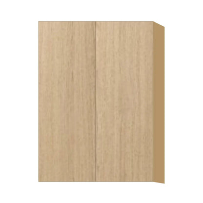 Contemporary 42" tall wall double door cabinet, Modern Oak door, P-Box (Prestige)