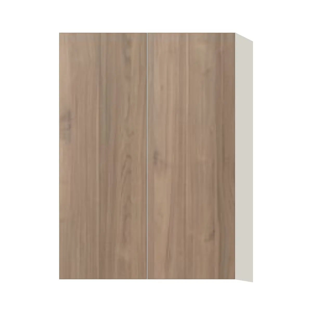 Contemporary 42" tall wall double door cabinet, Moonnut door, L-Box (Luxury)