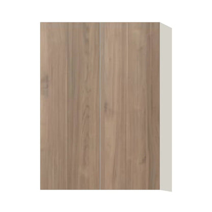 Contemporary 42" tall wall double door cabinet, Moonnut door, L-Box (Luxury)