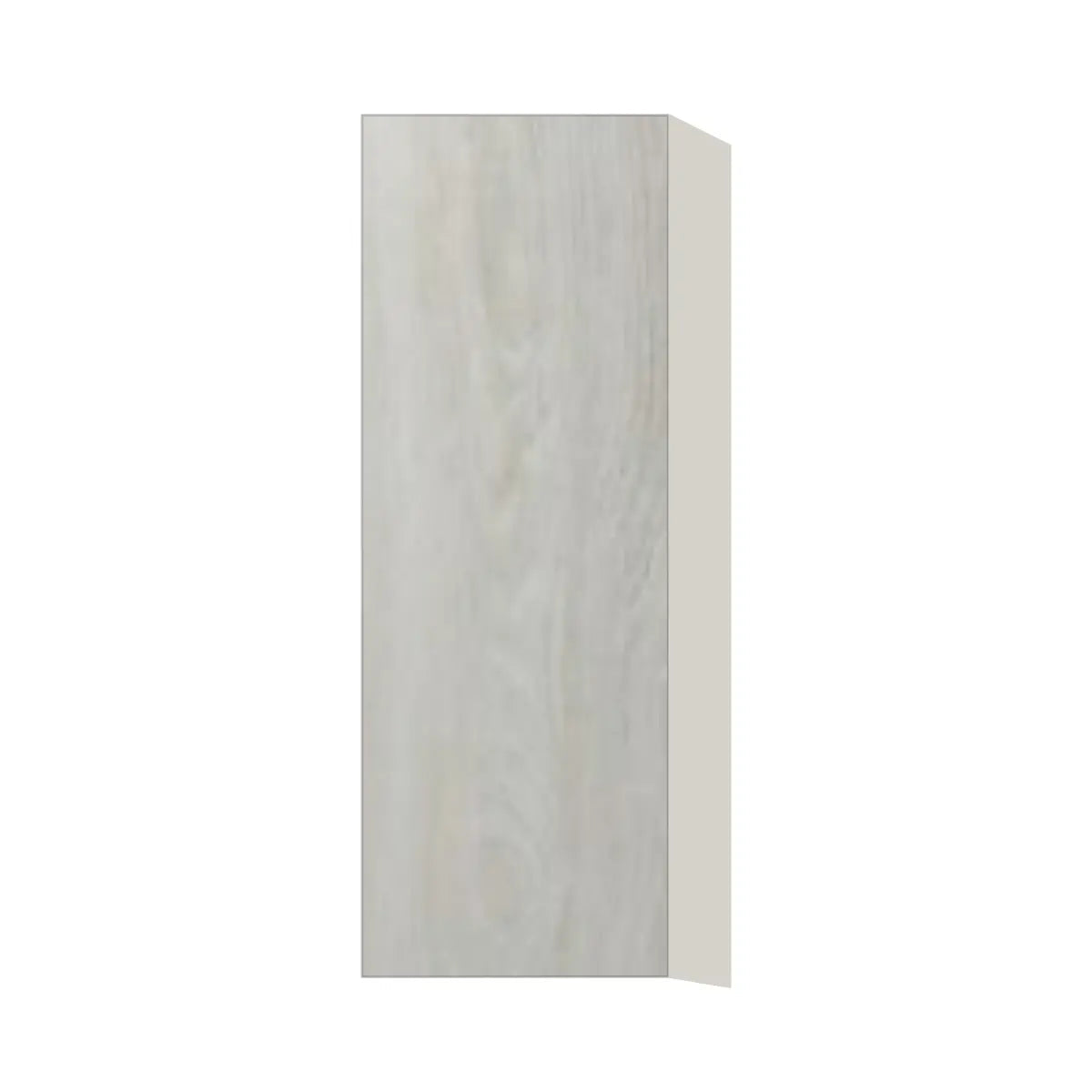 Contemporary 42" tall wall single door cabinet, Artisan White Oak door, L-Box (Luxury)