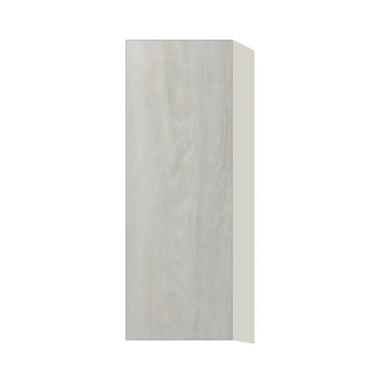 Contemporary 42" tall wall single door cabinet, Artisan White Oak door, L-Box (Luxury)