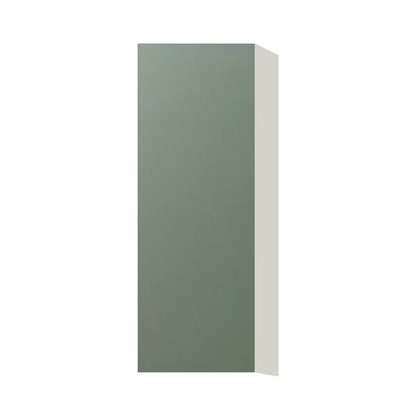 Contemporary 42" tall wall single door cabinet, Bean Paste Green door, L-Box (Luxury)