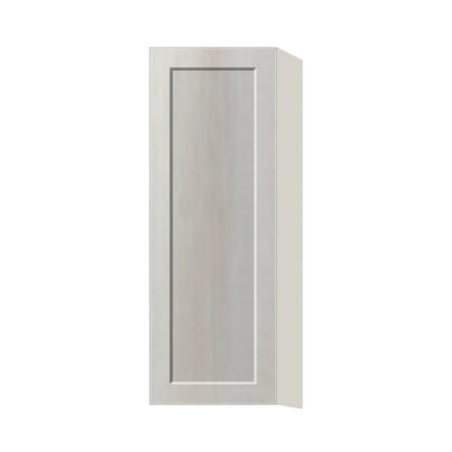 Contemporary 42" tall wall single door cabinet, Genesis Sliced Oak door, L-Box (Luxury)