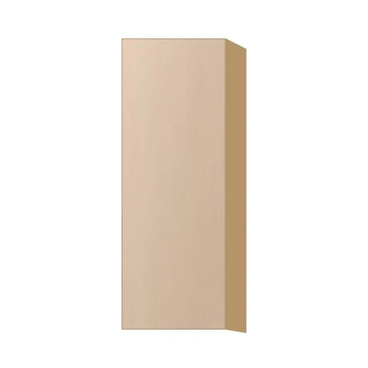 Contemporary 42" tall wall single door cabinet, Maine Oak door, P-Box (Prestige)