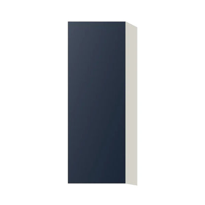 Contemporary 42" tall wall single door cabinet, Matte Blue door, L-Box (Luxury)