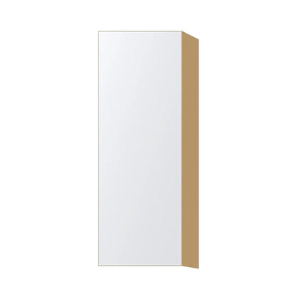 Contemporary 42" tall wall single door cabinet, Matte White door, P-Box (Prestige)