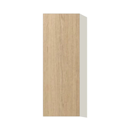 Contemporary 42" tall wall single door cabinet, Modern Oak door, L-Box (Luxury)