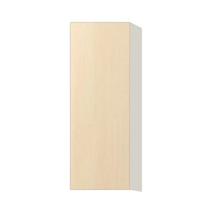 Contemporary 42" tall wall single door cabinet, Riva Oak door, L-Box (Luxury)