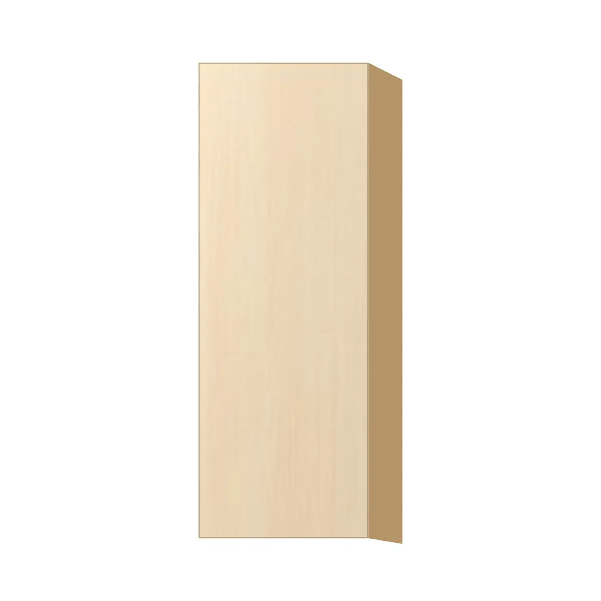 Contemporary 42" tall wall single door cabinet, Riva Oak door, P-Box (Prestige)