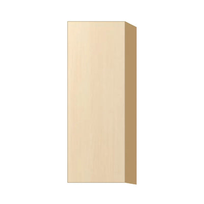 Contemporary 42" tall wall single door cabinet, Riva Oak door, P-Box (Prestige)